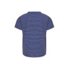 Blauw gestreepte t-shirt met palmboom - Idan kobalt
